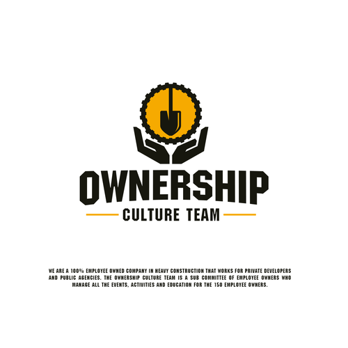 Clean logo for a construction company Design by Mouser®