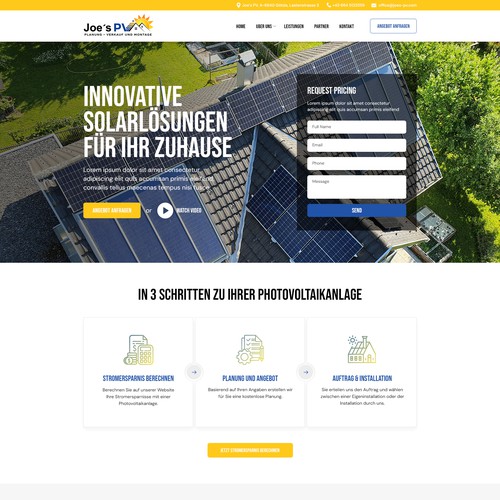 Web page design contest entry by caterpillar