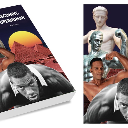 "Becoming Superhuman" Book Cover Design by Alfronz