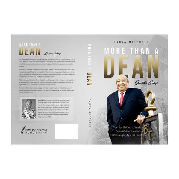 Biography book cover design