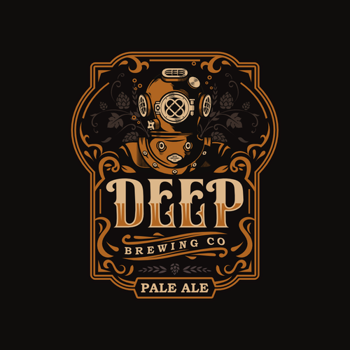Artisan Brewery requires ICONIC Deep Sea INSPIRED logo that will weather the ages!!! Design por Widakk