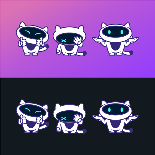 ProBot (the discord bot) needs a mascot for rebranding. Design réalisé par palugongso