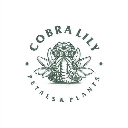 Design a hot logo for my floral company Cobra Lily Design by JOHA TAN