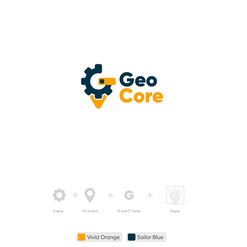 Design a logo for "GeoCore", a GIS Tool Design by nasibli