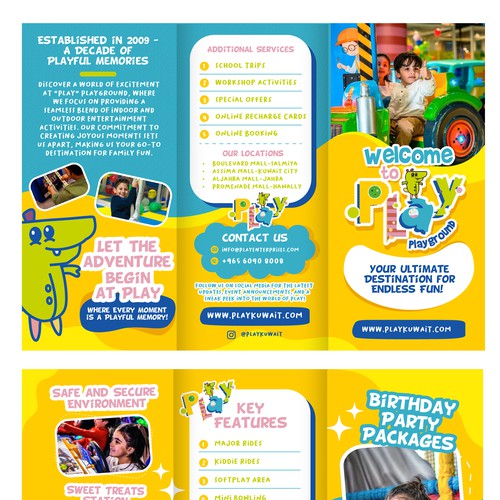 Kid playground brochure Design by niki99