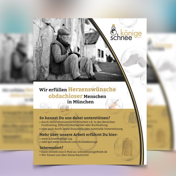 Design by mirvai titled "Flyer Design for konig schnee"
