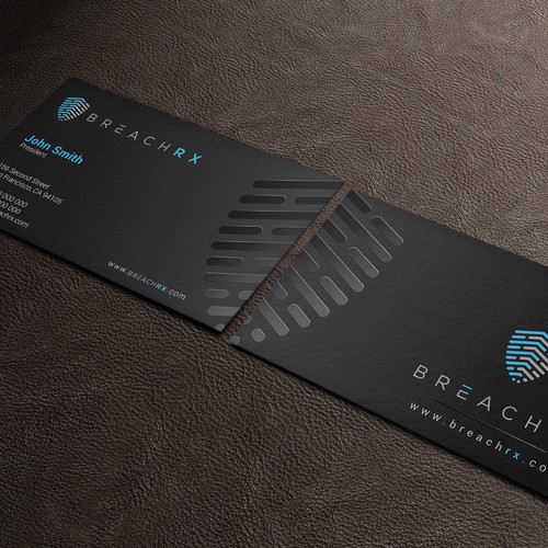 Professional B2B Card for Cyber Security Software Company Design by kaylee CK