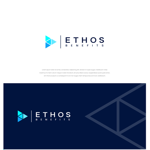 Ethos Benefits - Logo for Employee Benefits Consultant based on Concept of Ethos, Pathos, Logos Design by Wala!