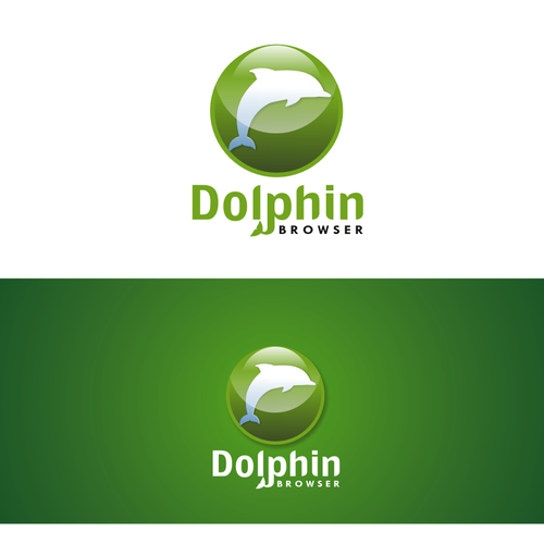 New logo for Dolphin Browser Diseño de aristides_1984