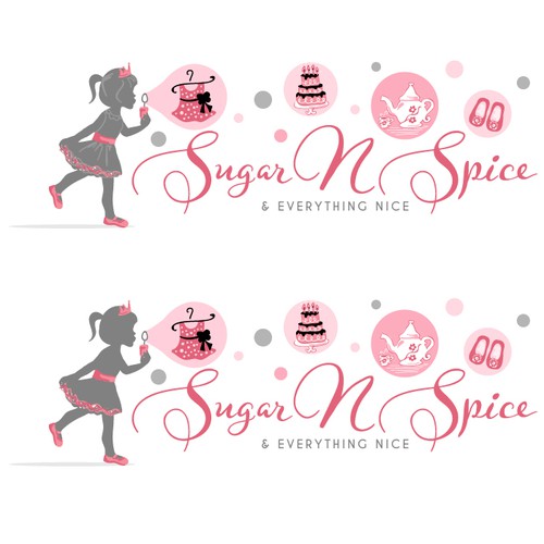 Luxury Children S Boutique Sugar N Spice Everything Nice Logo Design Contest 99designs