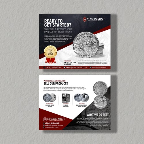 Create An Exciting Flyer To Showcase Our Custom Silver Coin Program Design by ektadevesh