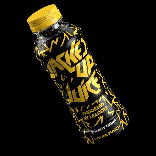 Jacked Up Juice Energy Drink Design by natalino