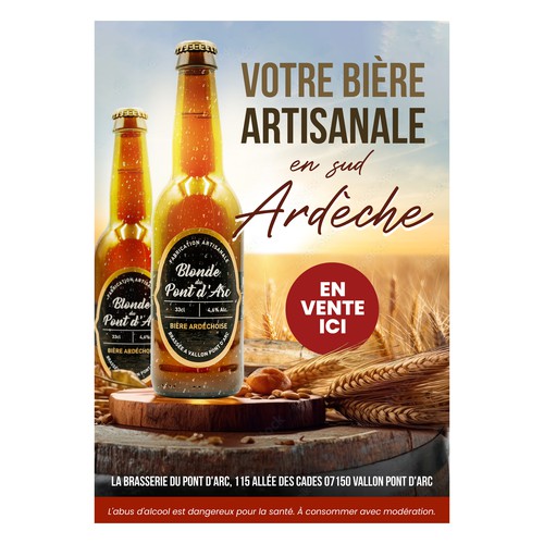 Poster for craft beer Design by em·i·nence