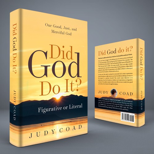 Design book cover and e-book cover  for book showing the goodness of God Design by U.T
