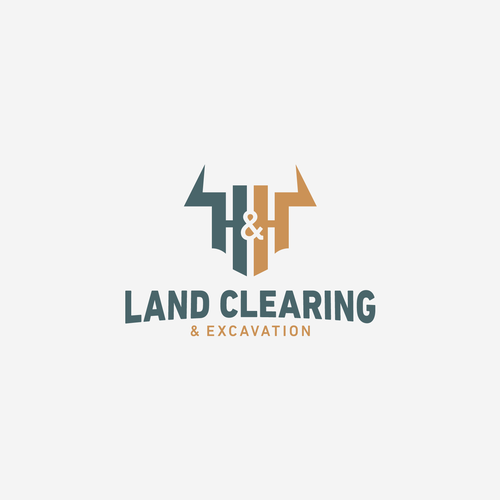 LOGO AND LETTER HEAD FOR H&H LAND CLEARING AND EXEXCAVATION Design réalisé par vecrow