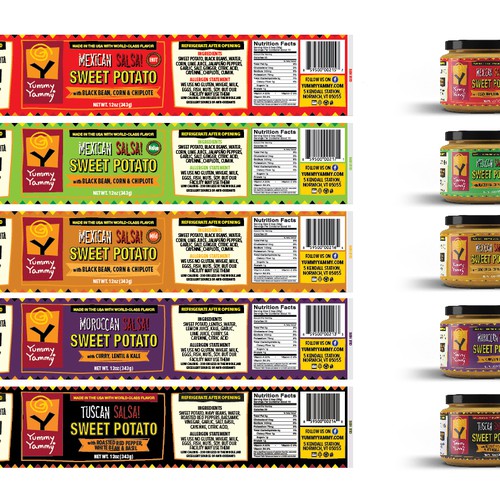 Help Me Introduce World-Class Sweet Potato Salsas to the Nation Design by OpArt