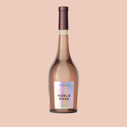 Rose Wine Label Design by Dodda Leite