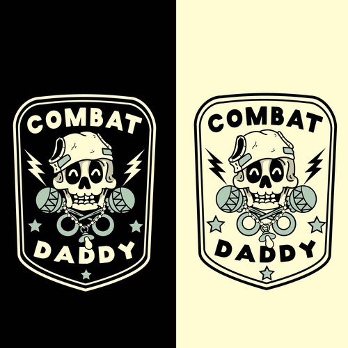 Need a classic, manly logo to appeal to new dads to read our blog! Design by Deduder