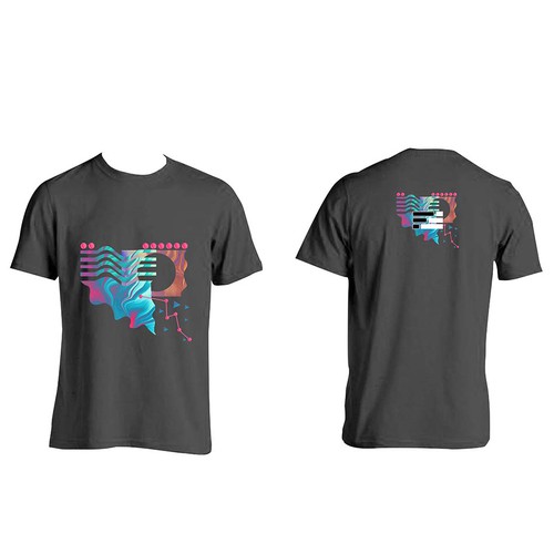 T-shirt Design for Youth Worship Camp - Abstract and Minimalist Concept ...