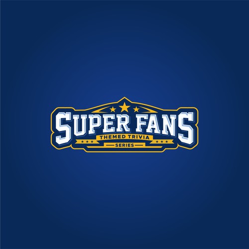 SUPER FANS Theme Trivia Series Logo Design by FebySyam