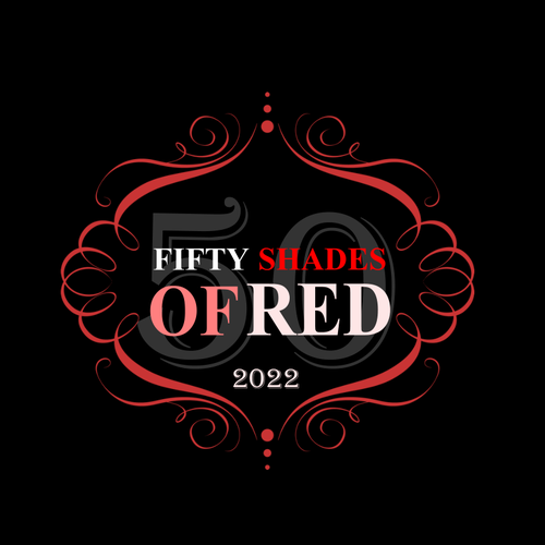 Logo for "50 Shades of Red" themed party Design by LogoLab77