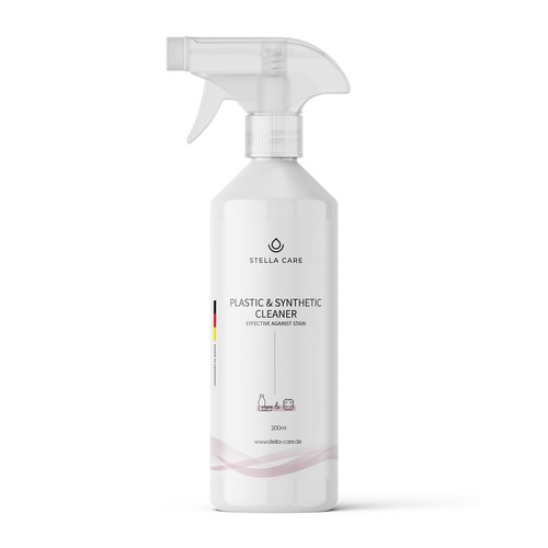 Product Label for a Cleaning Spray Design by Packagingholic