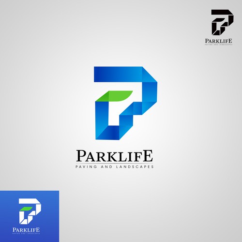 Create the next logo for PARKLIFE PAVING AND LANDSCAPES Diseño de elmostro