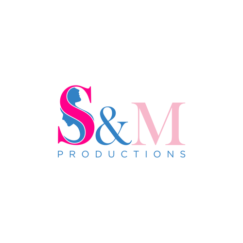 Fun logo for 2 blonde, blue eyed dixie chicks known as s&m