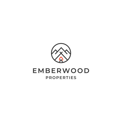 We need a simplistic camp fire/outdoors type logo for a real estate buying company Design by goes@rto