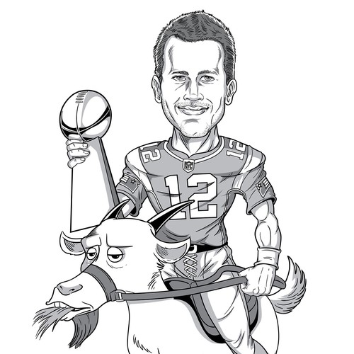 Tom brady 2024 sketch shirt