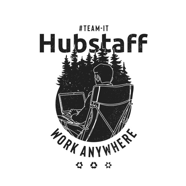 Design by Sokha Visual titled "Hubstaff Tshirt Design"