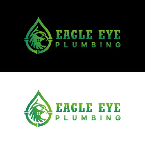 Eye catching and very marketable logo for plumbing company. The company name is Eagle Eye Plumbing Design by Anirban Giri