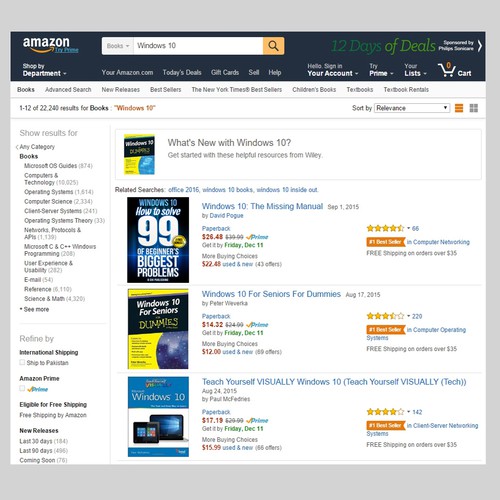 Create a *UNIQUE and BOLD Cover* for a Computer Book on Windows 10 (ebook and paperback) Design by LianaM
