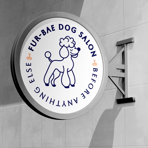 Design a logo/branding for Fur-Bae (slogan: Before Anything Else) luxury dog wellness/lifestyle biz Design by M.I.Thomson