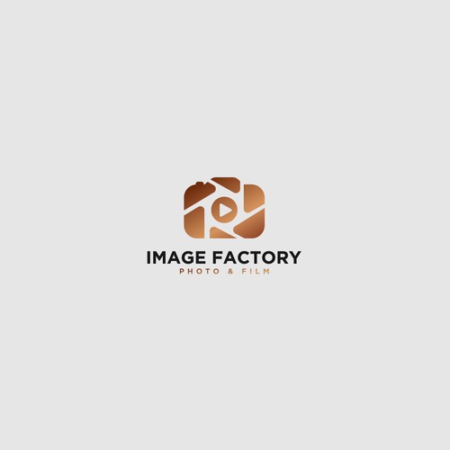 Photographer and filmmaker logo in modern style. Company is restructured and gets a new name Design by safer"