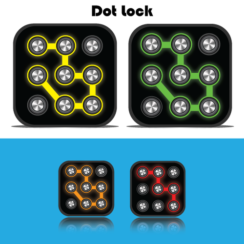 Help Dot Lock Protection App with a new button or icon Design by SK & Associates