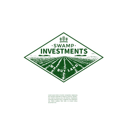 We need a logo for Swamp Investments - We buy Farms, Timberland and Vacant Land Design by FLO std.