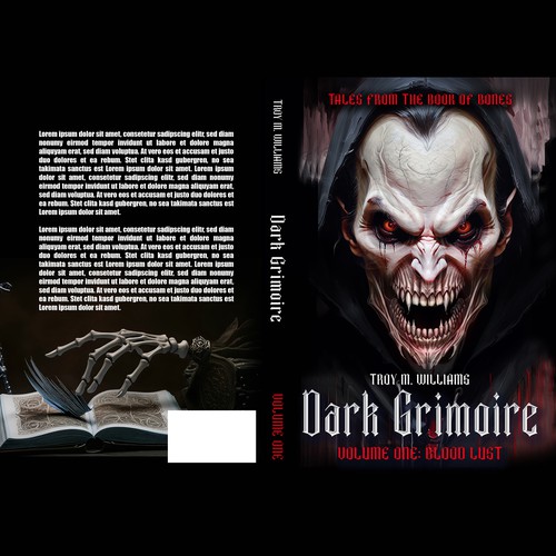 Dark Grimoire-ontwerp door Labelschmiede