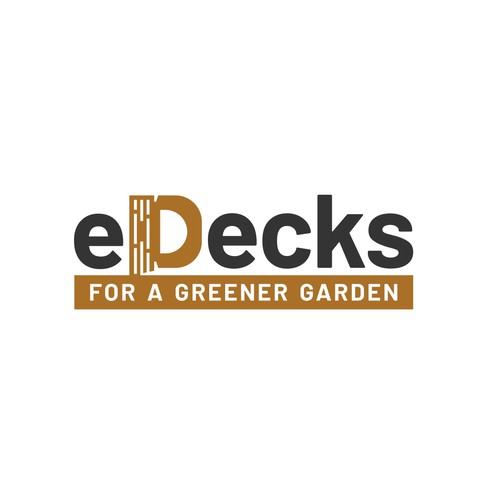 in need of powerful modern logo for nationwide decking company デザイン by Rekker