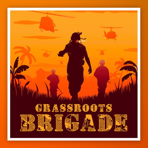 Cover Art for Military Veteran Podcast Design by The Cloud Digital