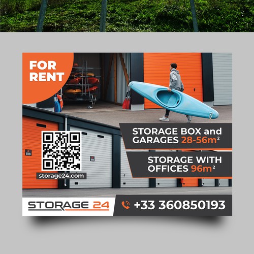 Creative banner design for a storage company Design by deehage