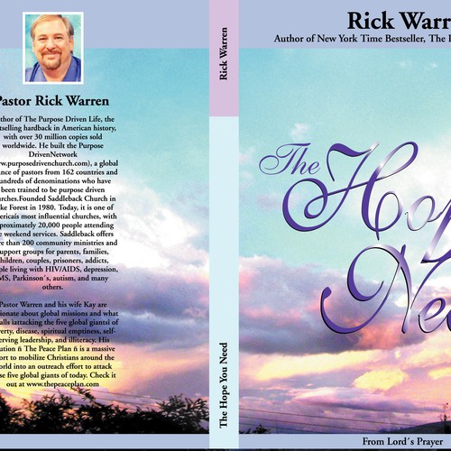 Design Rick Warren's New Book Cover Design réalisé par VasconesForces