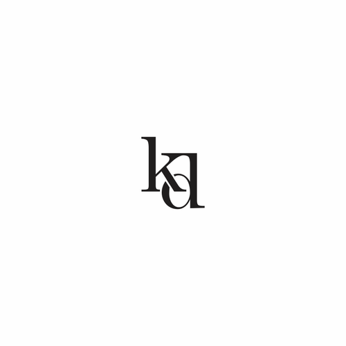 KD Monogram Logo Design by Qolbu99