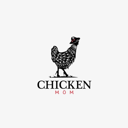 Design a logo for the chicken mom website.