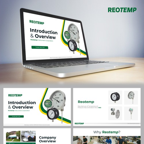 Industrial Manufacturer PowerPoint Template Design by Wisden