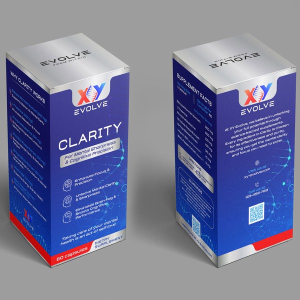 XY EVOLVE- CLARITY-product packaging