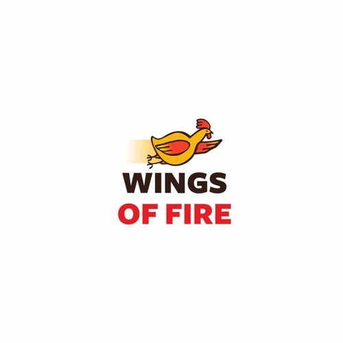 WINGS OF FIRE LOGO Design by apelsini