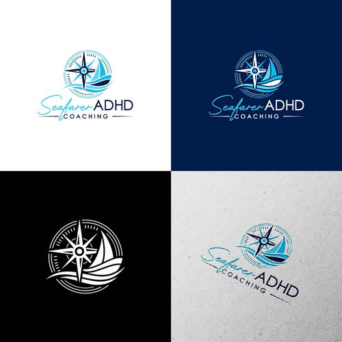 Abstract sailboat logo to evoke navigation and adventure Design by pixelamazers
