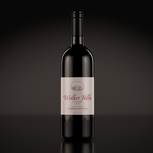 Designs | Elevated CA wine label needed for Walker Hills - a redemption ...
