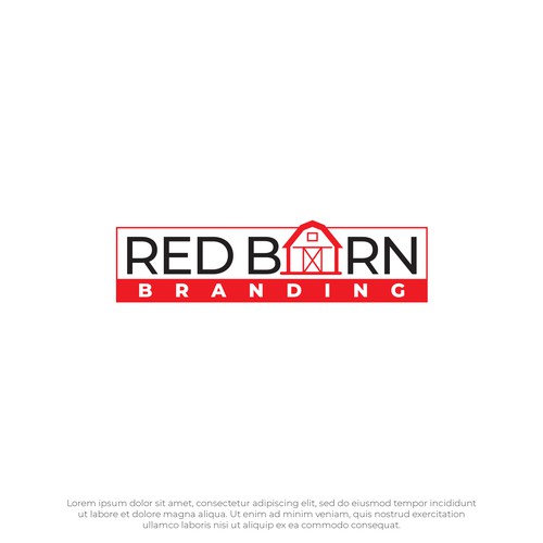 Red Barn without the Farm Design by James®